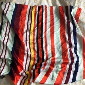 Scarf with colorful stripes